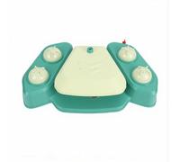 Fdit Juguete Rociador para Perros, Fuente de Agua Activada con Patas para Exteriores con Conexión de Manguera para Jardín, Refrigeración de Mascotas y Diversión para el Baño (Verde Claro)