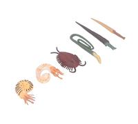 Fdit Juguetes de Animales Marinos Prehistóricos, Figuras de PVC de Animales del Océano Antiguo, Colección de Decoración Marina Realista para Amantes de los o (LB 1114)