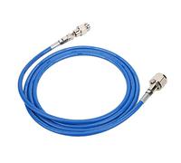 Fdit Kit de Adaptador de Manguera de Cilindro de CO2, Manguera de Refresco de 2,5 M, 8,2 Pies, de Nailon de Alta Presión con Rosca W21.8-14 DIN477 para Fabricante de Refrescos