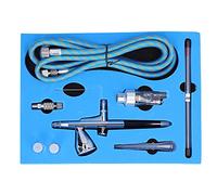 Fdit Kit de Aerógrafo G1/8, Herramienta de Inicio de Pistola Pulverizadora de Alta Precisión para Decoración del Hogar e Impresión de Modelos