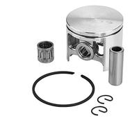 Fdit Kit de Anillos de Pistón de 50 Mm para Conjunto de Pistón de Motosierra Especial 266 XP 268 con Cojinete de Agujas y Anillos de Seguridad, Compatible con el Número de Pieza