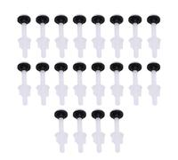 Fdit Kit de Arandelas para Pernos de Tanque de Inodoro, 20 Piezas de Tornillos de Fijación de Plástico, Configuración sin Esfuerzo para Inodoro de Dos Piezas, Agarre Firme para una Instalación