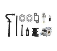 Fdit Kit de Carburador Filtro de Aire de Línea de Combustible de Colector de Admisión para MS210 MS230 MS250 021 023 025 Juntas de Motosierra