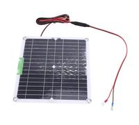 Fdit Kit de Controlador de Panel Solar Monocristalino de 20 W, Controlador de Carga MPPT Inteligente, Mantenedor de Batería Solar para, RV, Motocicleta, Coche, Tractor, Camión