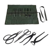 Fdit Kit de Corte de Jardín, Juego de Poda de 4 Piezas con 2 Alicates, 2 Tijeras para Ramas y Brotes de Hojas, Bolsa de Almacenamiento de Lona de Acero de Alta Forja para Huerto