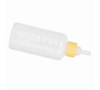 Fdit Kit de Cuidado para Leche para Leche para Mascotas: 6 Piezas/Conjunto de 60 Ml de Botellas de Suministro de Energía, Cuerpo Transparente, Adecuado para Perros Pequeños, con 4 Reservas de