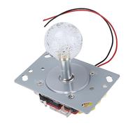 Fdit Kit de Joystick, Respuesta Sensible Al Controlador de Juego de Iluminación de Color Múltiple Stick con Fuertes Resortes para Arcadas que Lucha contra la Máquina de Garras