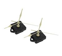 Fdit Kit de Manos de Movimiento del Reloj Piezas de Reparación de Bricolaje de para Reloj de Artesanía, Mecanismo de de Cuarzo de 2set Dorado para un de Pared de Cuarzo de Bricolaje