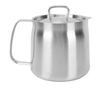 Fdit Kit de Olla con Filtro de Aceite, Filtro Engrosado de Acero Inoxidable para una Cocción Más Saludable, Capacidad Moderada para Uso Familiar (1.5L)