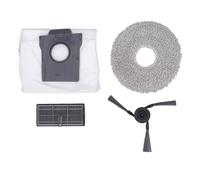 Fdit Kit de Reemplazo de Robot Aspirador Materiales de Primera Calidad Fácil de Instalar para X40 X40 Ultra con 2 Cepillos Laterales 2 Filtros 6 Toallitas Bolsas para el Polvo, Ajuste Perfecto para