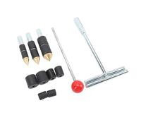 Fdit Kit de Tapón de Agua Termofusible Reutilizable de Acero Inoxidable para Herramientas de Plomería, Juego de Pasadores de Reparación de Fugas Portátiles para Tareas de Mantenimiento y Reparación