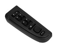 Fdit Lado del Conductor Delantero de, Adecuado para el Interruptor Principal del Elevalunas Eléctrico con Cubierta de Panel OE 15883323 para 1500 2500 3500 2003-2007, Construcción de ABS, Fácil de