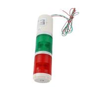 Fdit Lámpara de Iluminación de Emergencia Roja/verde Resistente Lámpara de de 220V para Equipos Mecánicos