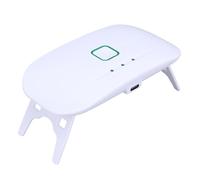 Fdit Lámpara de Luz de Resina, Lámpara de Curado Rápido de Doble Fuente de Luz con 60 90 150 S 3 Modos de Sincronización para Hacer Joyas, Arte de Uñas, Películas para Teléfonos (plástica)