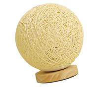 Fdit Lámpara de Noche LED Regulable, Luz Nocturna de Bola de Ratán USB con Luz de Protección Ocular de 3W para Habitación de Niños, Dormitorio y Guardería