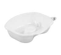 Fdit Lavabo de champú Portátil Drenable para Mujeres Embarazadas Postradas en Cama, Superficie Lisa, Diseño de Curva de Cuello