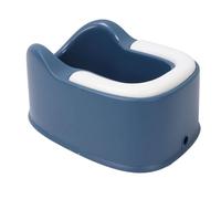 Fdit Lavabo Ergonómico para Bebés con Cojín de PVC Suave, Lavabo de Plástico para Bañarse y Lavar las Nalgas (BLUE)