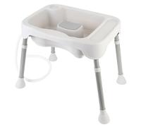 Fdit Lavabo para champú Cómoda Estación de Lavado de Cabello Acostada con Soporte para el Cuello Extraíble para Uso Doméstico, Material Plástico Fácil de Limpiar, Aplicable para Diversas Necesidades