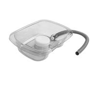 Fdit Lavabo para Lavar el Cabello, Lavabo Transparente Portátil para champú para Ancianos, Mujeres Embarazadas, Material para Niños, Tamaño PET 48x35x14cm (Transparente)