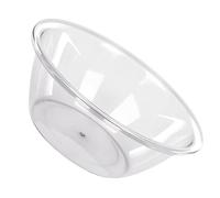 Fdit Lavabo Transparente Multiusos, Material Pet Grueso y Tina Redonda Transparente para Uso en el Hogar, la Cocina y el Baño (M)