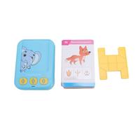 Fdit Lector de Tarjetas en Inglés, Máquina Parlante de Tarjetas Flash para Niños, Contenido de Aprendizaje Enriquecido, Diseño de Audiolibros