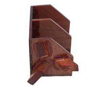 Fdit Librería en Miniatura para Casa de Muñecas, Exquisita Estantería de Palisandro para la Práctica y la Creatividad de los Niños