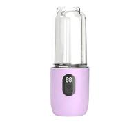 Fdit Licuadora Personal, Taza de Licuadora Eléctrica Recargable por USB Portátil de 40 W y 500 Ml con 16 Cuchillas de Acero Inoxidable para Batidos y Jugos