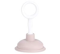Fdit Limpiador de Tuberías, 2 Piezas Fuertes Suction Suction Tip Pipe Tool Tool de Limpieza para el Baño, Drenaje del Piso, Fregadero y Uso de la Bañera (PINK)