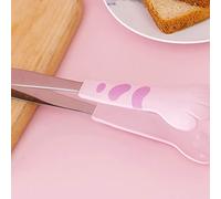 Fdit Lindas Pinzas de Cocina, Pinzas con Forma de Pata de Gato, Pequeñas para Ensalada, Barbacoa, Comida, con Diseño de Pata de Gato, para Cocina, Barbacoa, Ensalada, Regalo (S)