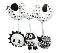 Fdit Lindo Animal Espiral Juguete de Peluche Desarrollo del Cerebro Sonajeros Colgantes Juguete para Cochecito de bebé Asiento de Coche Recién Nacido (Estilo 2)