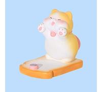 Fdit Lindo Gato Soporte para Teléfono Móvil Resina Mini Soporte para Teléfono Portátil Adorno de Escritorio con Base Ponderada para Teléfonos Inteligentes, Tableta, Sala de Estar, (Tipo 3)