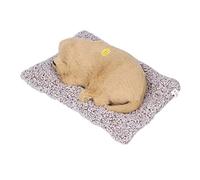 Fdit Lindo Perro de Simulación de Peluche con Sonido para Regalos Infantiles y Decoración del Hogar, 7 X 21 Cm, Material Plástico Suave (Gran Perro Labrador)