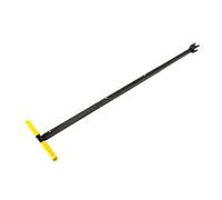 Fdit Llave para Medidor de Agua, Herramienta Multifuncional de Acero Plegable con en T con Material Duradero, para Reparación y Mantenimiento de Tuberías de Agua (YELLOW)