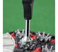 Fdit Llave para Zapatos de Práctica Herramienta de Mantenimiento para un Reemplazo Rápido de Clavos, Ergonómico Cómodo, Adecuado para la Mayoría de los Clavos de Zapatos de Estándar