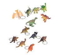 Fdit Llaveros de Dinosaurios Llaveros de Animales de Simulación Vívida para Regalos y Decoración, Paquete de 12 de Modelo de Luz Pequeña, Adecuados para Familiares y Amigos (#11)
