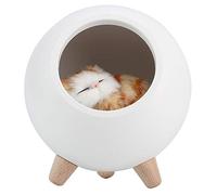 Fdit Luz de Noche Recargable por USB, Lámpara para Casa de Gatos, Gatito Bonito, Casa de Mascotas, Ambiente, Luz de Gato, Decoración de Habitación para Mujeres, Adolescentes Y Niñas(1#)