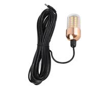Fdit Luz de Pesca LED 60 LED 3000lm 30W Lámpara de Pesca Submarina Súper Brillante con IP68 Impermeable 12-60V Amplio Voltaje para Nocturna Camarones Calamar Lubina (luz Amarilla)