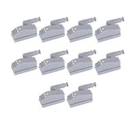 Fdit Luz de Puerta de Gabinete con Luz LED con Sensor de Bisagra con Encendido y Apagado Automático para Escaleras de Cajones de Armario (blanca (sin batería))