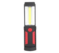 Fdit Luz de Trabajo de LED 3W COB Recargable Linterna LED Luces de Trabajo de Emergencia con Soporte Magnético Luz de Antorcha de Rotación de 180 Grados Carga de USB (Rojo)