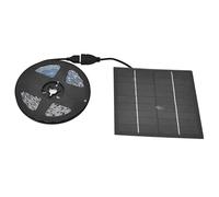 Fdit Luz LED de Cultivo de Espectro Completo, Luz Solar para Plantas de 5W, Lámpara de Cadena de 16,4 Pies para Plantas de Interior, Jardinería Hidropónica con Alto Flujo Luminoso