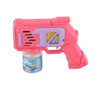 Fdit Máquina de Burbujas LED, a Prueba de Fugas, Diversión sin Fin para Fiestas en Casa, ABS, Colorida (Pink)