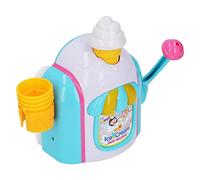 Fdit Máquina de Burbujas para Niños, Juguete de Baño de Espuma con Forma de Helado DIY, Operación Simple, Succión Potente para Baño