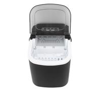 Fdit Máquina de Hielo Automática con Autolimpieza y Tamaño de Hielo Ajustable, 9 Cubos en 6 Minutos para Uso Doméstico y Exterior