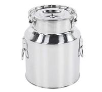 Fdit Máquina de Ordeño Eléctrica de 14L con Bomba de Vacío Ajustable y Apagado Automático para Uso Doméstico, Kit para Cabra, Oveja y Vaca (Modelo pulsante enchufable vacuno de 14 litros)