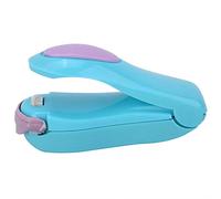 Fdit Máquina de Sellado de Calor Eléctrico, Máquina de Sellado de Calor Eléctrico de Mano Mini Sellador de Impulso Portátil con Tira Protectora para Bocadillos Alimentos Hinchados (BLUE)