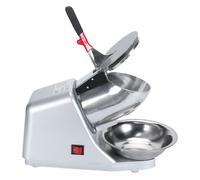 Fdit Máquina Eléctrica para Hielo Picado 300W, Trituradora de Hielo 2200R/Min 65KgH, con Cuchillas de Acero Inoxidable y Cubierta Antisalpicaduras, Ergonómico para Uso Doméstico y