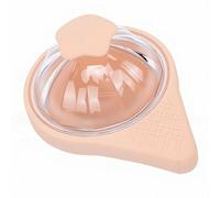Fdit Máquina para Hacer Bolas de Hielo de Silicona, Molde de Esfera Redonda de Fácil Liberación con Tapa para Whisky, Cóctel, Bebidas de café, 4 Pulgadas (PINK)