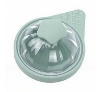 Fdit Máquina para Hacer Bolas de Hielo de Silicona, Molde de Esfera Redonda de Fácil Liberación con Tapa para Whisky, Cóctel, Bebidas de café, 4 Pulgadas (GREEN)