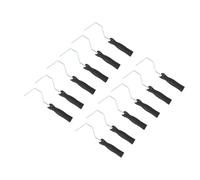 Fdit Marco de Rodillo de Pintura Ligero y Compacto de 4 "con Agarre de Plástico, de Metal de 12 Uds para Mejoras en el Hogar, 12x4 Pulgadas