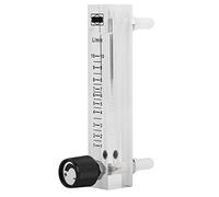 Fdit Medidor de Flujo de Gas Medidor de Flujo Acrílico 1-10LPM con Válvula de Control para Oxígeno/aire/gas, Fácil Conexión a Mangueras, Uso Industrial